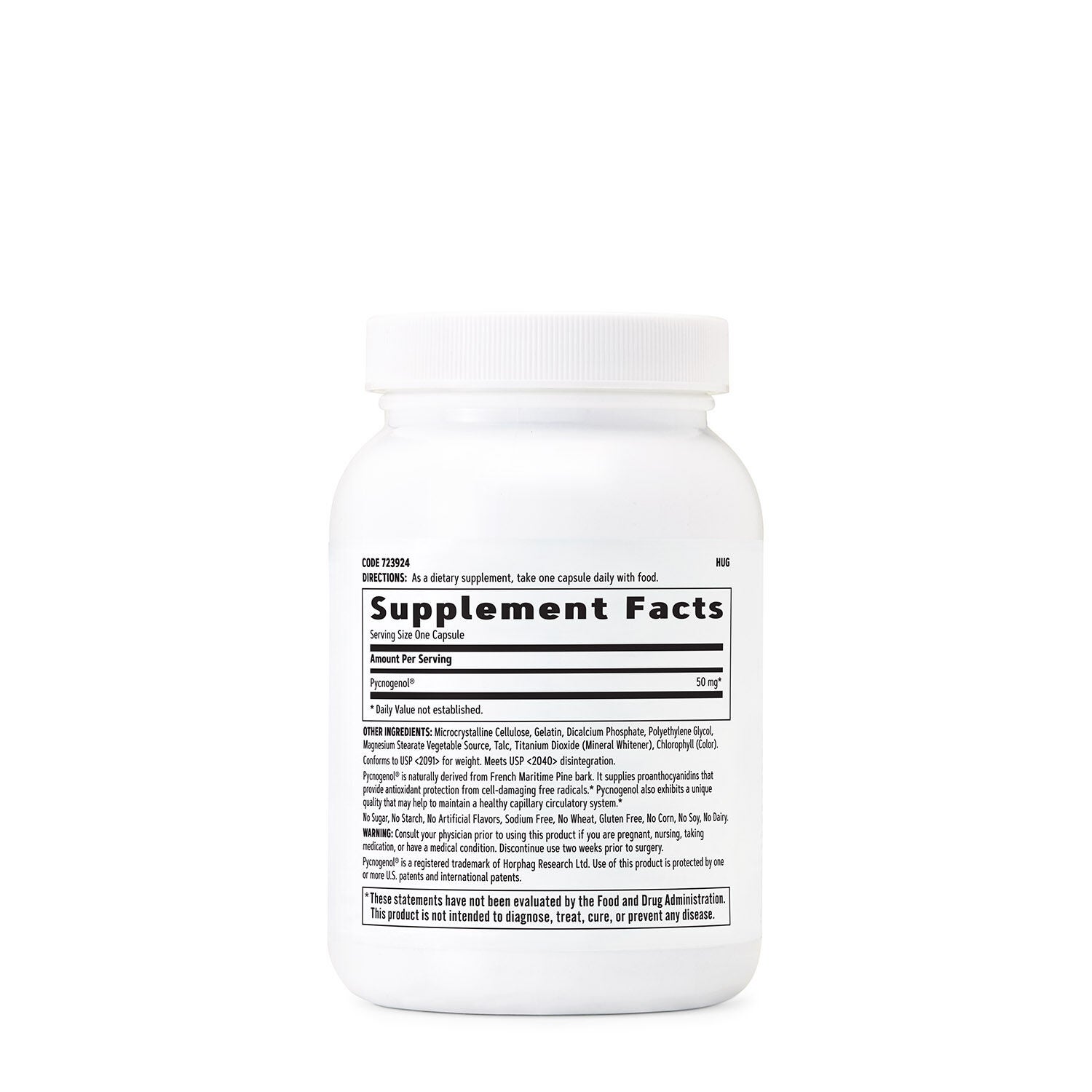 Pycnogenol&reg; 50 mg - 120 Capsules (120 Servings)  | GNC